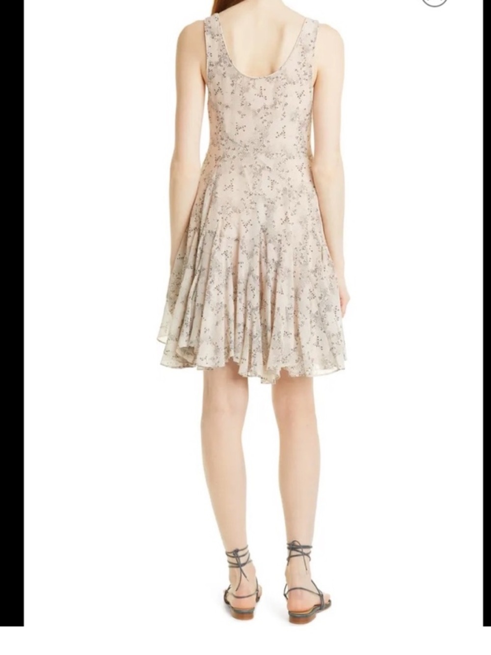 Rebecca Taylor Floral Godet Scoop Swing Dress - Picture 3 of 11